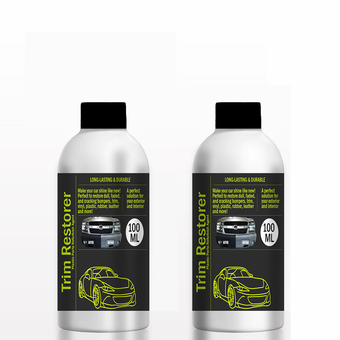 Plastic Restoring Agent | Special Nano Plastic Refresh Coating For Car & Bikes